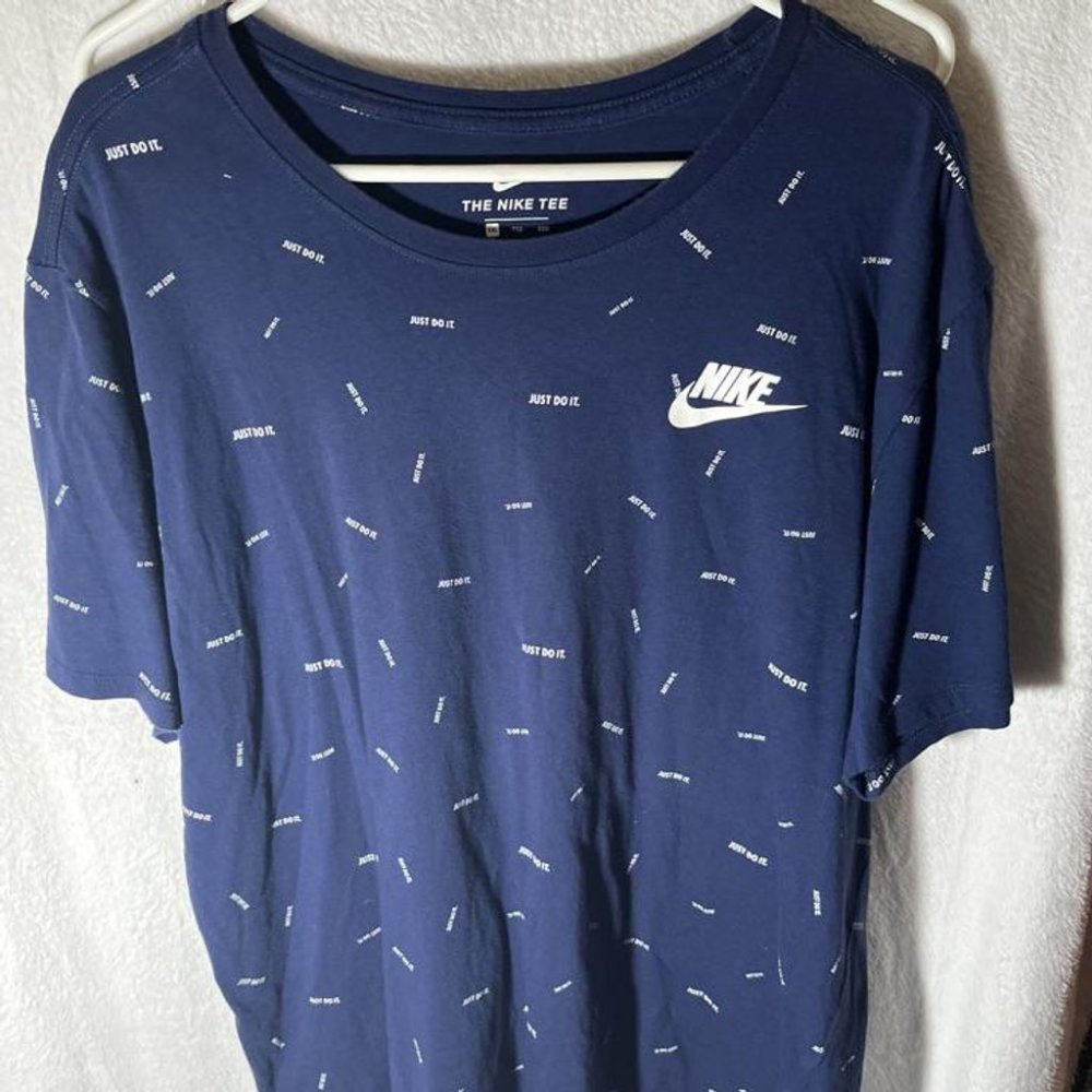 Blue/white Nike Tee shirt XXL